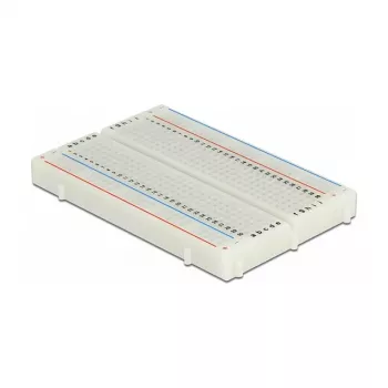 Breadboard DELOCK 18315 – plastikinis baltas, 54 × 84 × 9 mm