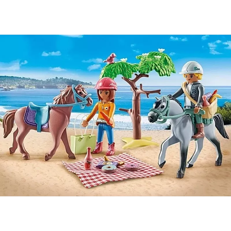 Playmobil 71470 Horses of Waterfall: Arklių Jodinėjimo Kelionės Pradžios Rinkinys
