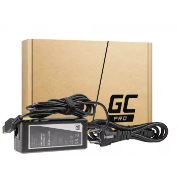Maitinimo adapteris Green Cell AD38AP 65W, skirtas Lenovo nešiojamiesiems kompiuteriams, 20V 3,25A, 1,2 m laidas, juodas