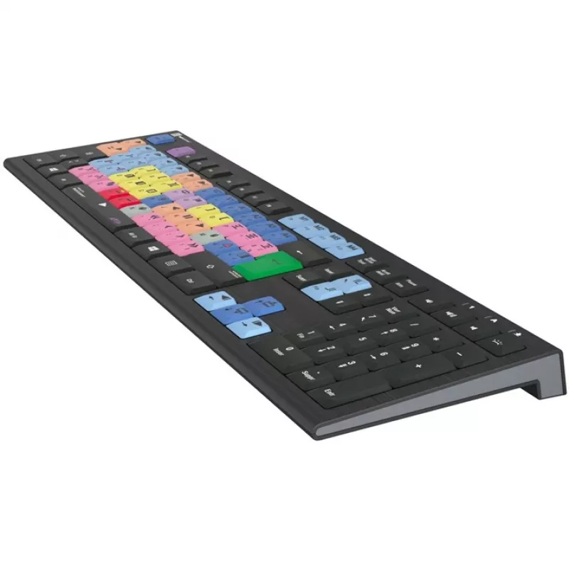 Logickeyboard LKB-MCOM4-A2PC-FR klaviatūra USB AZERTY prancūziška juoda (LKB-MCOM4-A2PC-FR)
