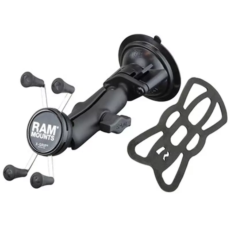 RAM Mounts X-Grip Telefono Laikiklis su Sukimo Fiksavimo Siurbtuku