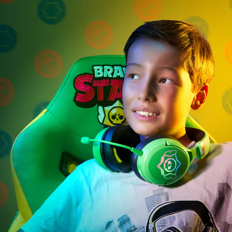 Belaidis žaidimų ausinių komplektas Subsonic Brawl Stars Skull