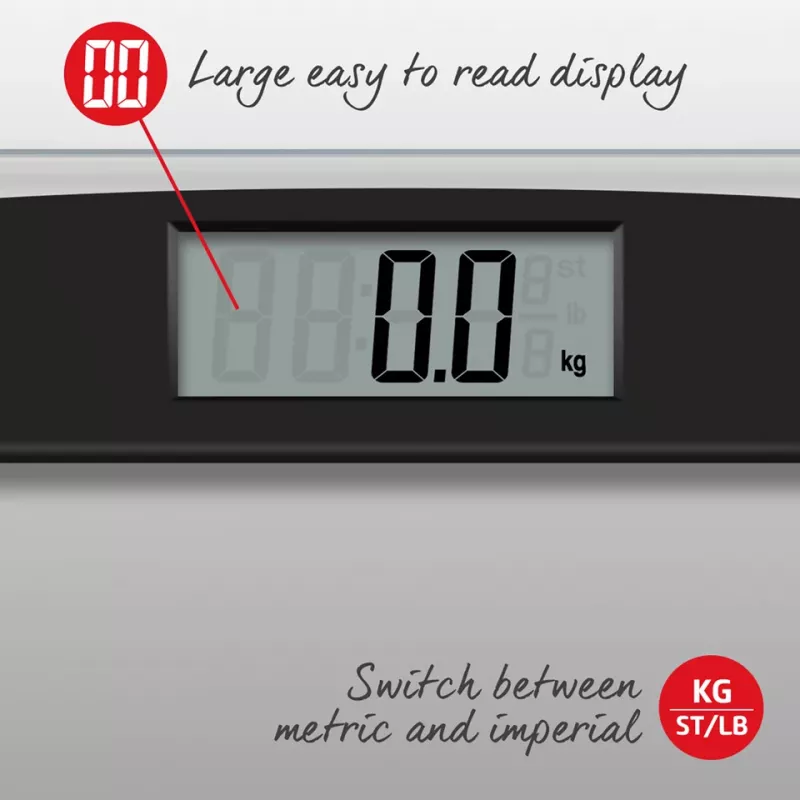 Svarstyklės vonios Salter 9208 BK3R Compact Glass Electronic