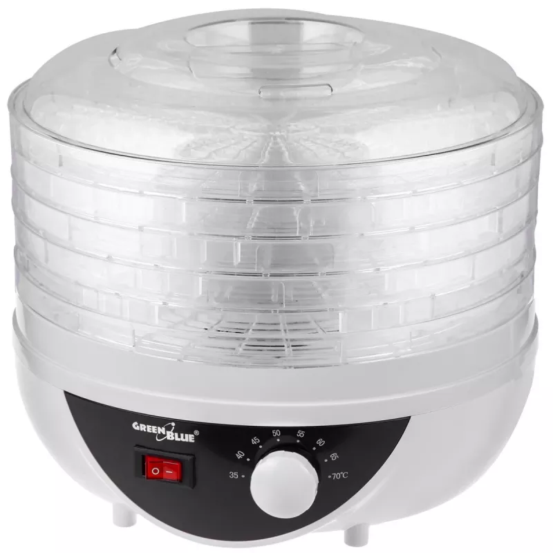 GreenBlue GB195 džiovintuvas grybams, daržovėms ir vaisiams, 250 W, 5 sietai, tylus