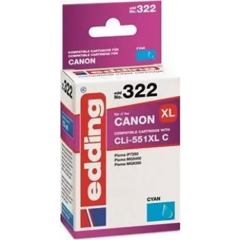 Edding 18-322 Spausdintuvo eksploatacinė medžiaga Cyan