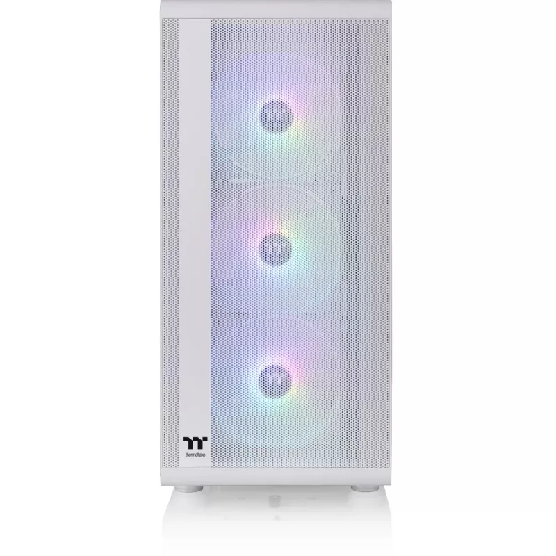 Thermaltake S200 TG Tempered Glass ARGB Snow Edition vidutinis bokštinis kompiuterio korpusas