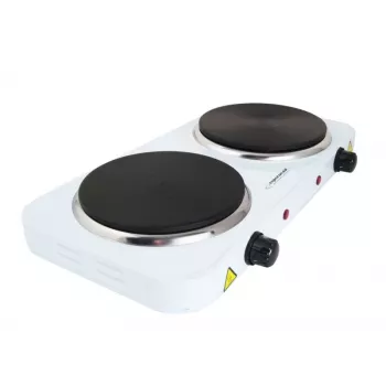 Esperanza COTOPAXI White Countertop Sealed plate 2 zone(s) – Balta 2 zonų sandari kaitlentė