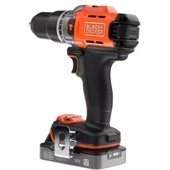 Belaidis smūginis gręžtuvas Black & Decker BCD383D1XC 18V 2Ah akumuliatoriaus rinkinys