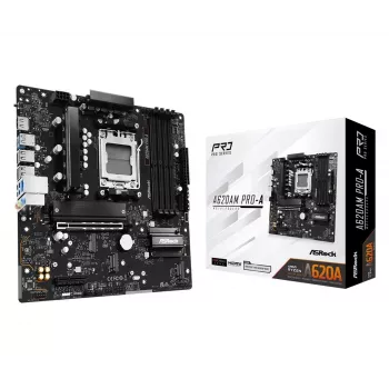 ASRock A620AM PRO-A Micro-ATX pagrindinė plokštė AM5