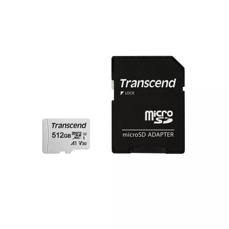 „Transcend“ 512GB MicroSDXC atminties kortelė 300S