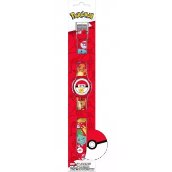 Vaikiškas laikrodis Euroswan Pokemon modelis POK4374 – analoginis/digitalinis rankinis laikrodis
