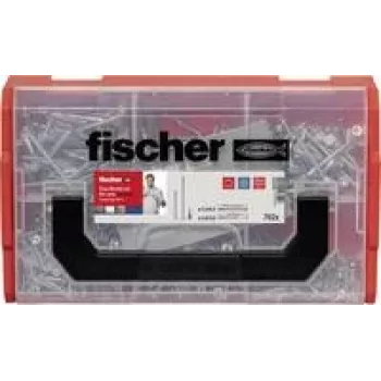 fischer FixTainer PowerFast II TX 562928 varžtų medienos drožlių plokštėms rinkinys, plienas (562928)