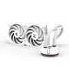 Zalman Reserator5 Z24 ARGB White CPU aušintuvas skysčiu 240 mm radiatorius 2 x 120 mm ventiliatoriai
