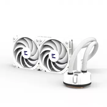 Zalman Reserator5 Z24 ARGB White CPU aušintuvas skysčiu 240 mm radiatorius 2 x 120 mm ventiliatoriai