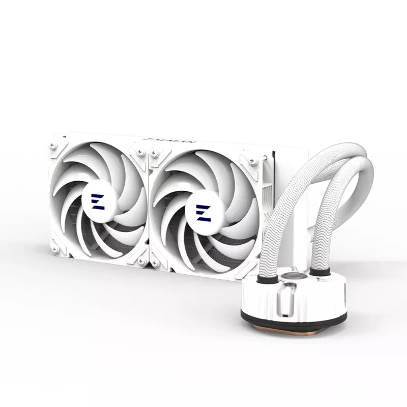 Zalman Reserator5 Z24 ARGB White CPU aušintuvas skysčiu 240 mm radiatorius 2 x 120 mm ventiliatoriai