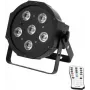 LED PAR prožektorius EUROLITE SLS-603 6x3W juodas – sceninis/ambientinis apšvietimas, 18W bendra galia