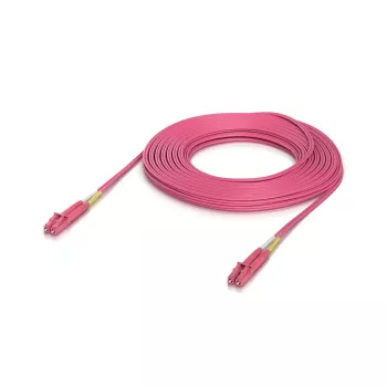 Ubiquiti UACC-OFC-M2-LULU-15M 15 m OM4 daugiamodis šviesolaidinis kabelis su LC/LC jungtimis, rozė
