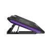 FURY GUNBAI G3 nešiojamojo kompiuterio aušinimo stovas 14.1–17.3 col., 2 ventiliatoriai, RGB apšvietimas, 2× USB