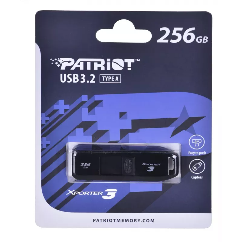 PATRIOT FLASHDRIVE Xporter 3 256GB Type A USB 3.2