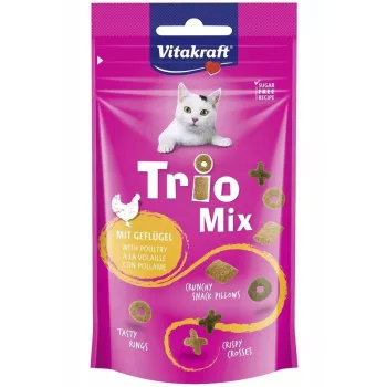 VITAKRAFT Trio Mix Poultry - skanėstai katėms - 60g