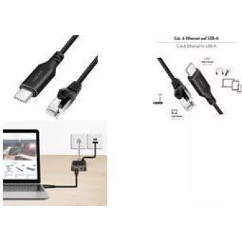 LogiLink CU0417 - USB 3.2 Type-C Gigabit Ethernet adapterio kabelis 15 m - tinklo adapteris - 1 000 Mbps (CU0417)