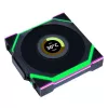 LIAN LI UNI FAN SL Wireless 120 ARGB 3 vnt rinkinys Juodas