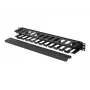 Lanberg 19 colių kabelių tvarkymas 1U, A tipas, plastikinis | AK-1703-B | Juoda