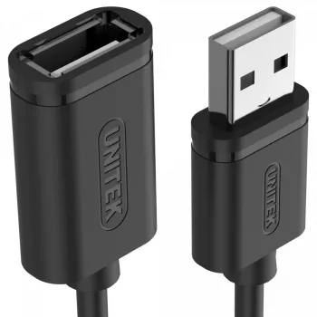 Prailginimo laidas Unitek Y-C428GBK USB 2.0, A kištukas – A lizdas