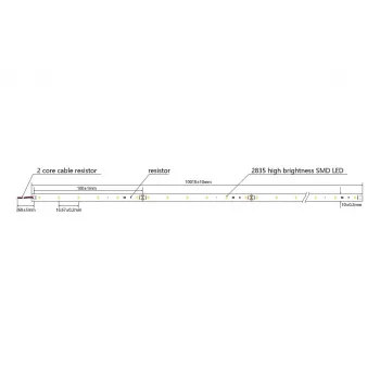 Synergy 21 LED Flex Strip 2835 - 30 NW DC24V 130W IP20 ULS 20m