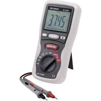 Voltcraft Komponentų Testeris Skaitmeninis R-200 CAT III 600 V Ekranas (Skaičiai): 4000 (R-200)