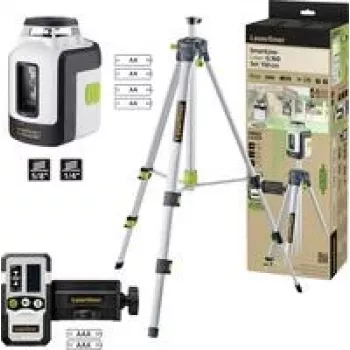 Lazerinis nivelyras Laserliner SmartLine-Laser G360 Set — 360° linijos, 150 cm diapazonas