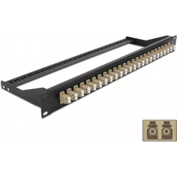 Patch panel DeLOCK 43388 1U 19 inch LC optinis skirstytuvas