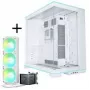 Lian Li O11D EVO RGB + TRYX PANORAMA SE ARGB Pilnas skysčio aušinimo komplektas - Baltas, 360mm