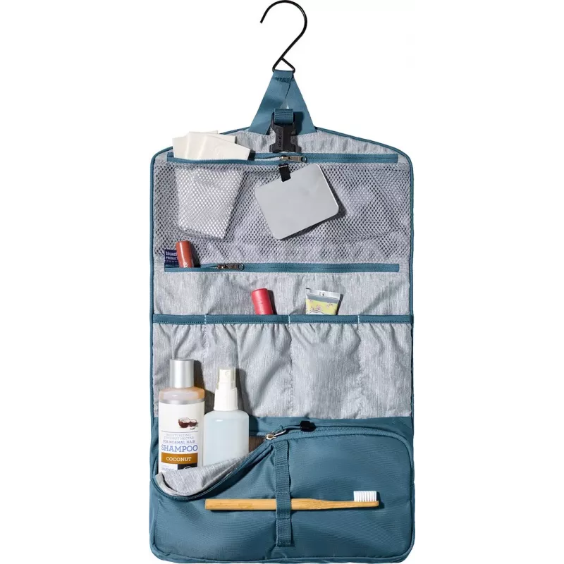 Muilinė DEUTER Wash Bag II – kompaktiška kelioninė kosmetinė, spalva Atlantic