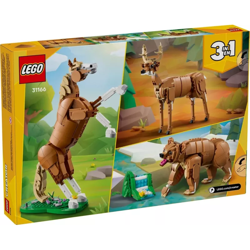 LEGO Creator 3-in-1 Magnificent Steed 31166 konstruktorius – 685 detalių, 9+ metų