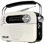 Nešiojamas garsiakalbis SVEN SRP-505, baltas (3W, Bluetooth, FM/AM/SW, USB, microSD, AUX, baterija)