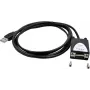 Exsys EX-1311-2-5V USB – RS-232 adapteris, juodas