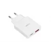 iBox ILUC43W universalus mobiliojo įrenginio kroviklis baltas AC vidaus
