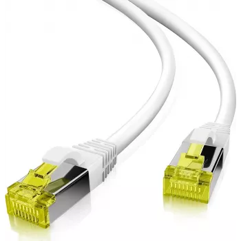 Tinklo kabelis Helos 263821 20 m Cat6a S/FTP Baltas