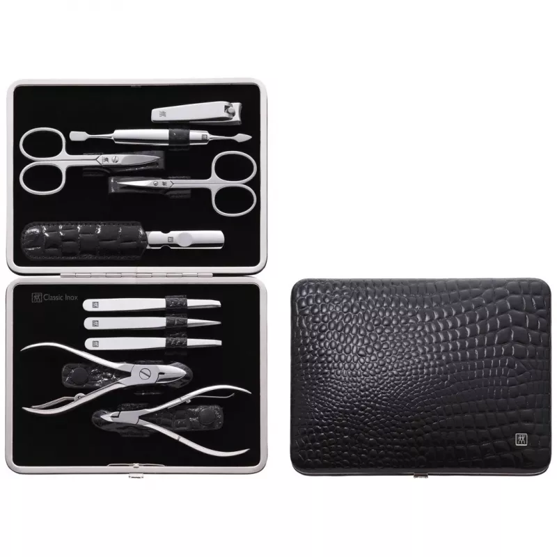 Manikiūro ir pedikiūro rinkinys ZWILLING 97509-004-0 nerūdijantis plienas juodas