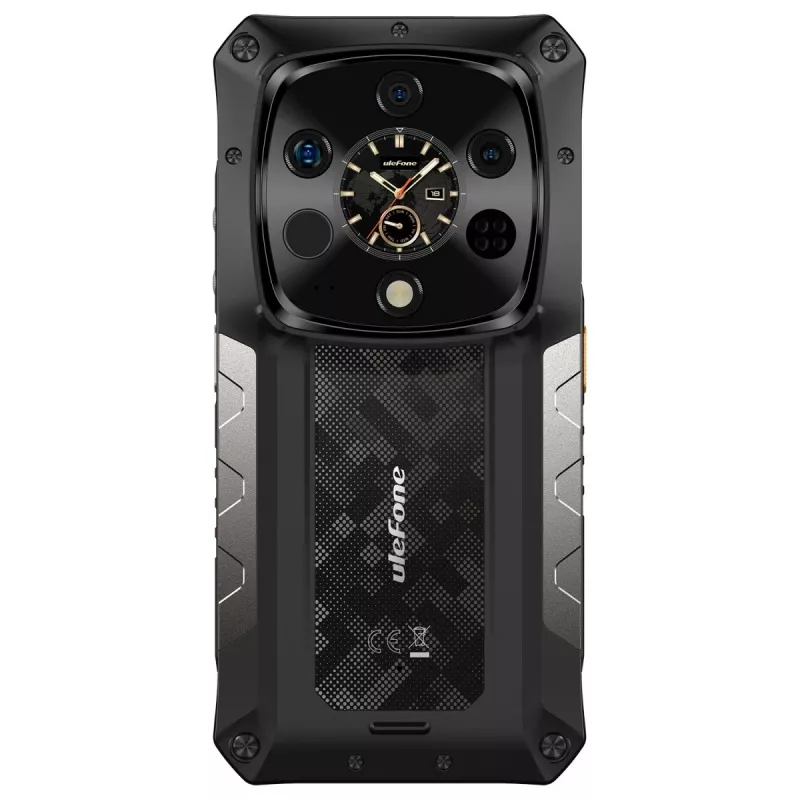 Atsparus išmanusis telefonas UleFone Armor 28 Ultra Thermal 5G — 16 GB RAM, 1 TB atminties, juodas