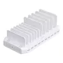 Unitek įkrovimo stotelė 10x USB 2.4A 60W balta