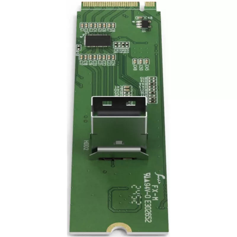 ICY DOCK - M.2 NVMe PCIe 4.0 SSD į 1 x SlimSAS 4i adapteris su Redriver