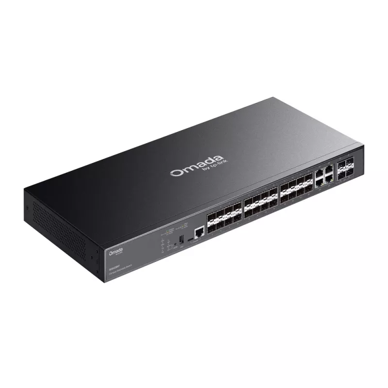 TP-LINK Omada Switch 24x GE SG5428XF - tinklo jungiklis, 0,1 Gbps