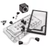 Paskirstymo plokštė EK Water Blocks EK-QuantumX Loophole D5 PWM Black Plexiglass