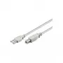Diverse Cable USB 2.0 (dvigubai ekranuotas, pilkas) (50953)
