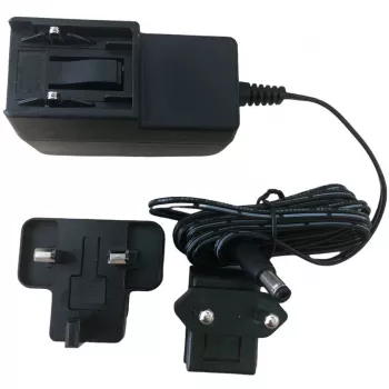Maitinimo adapteris ALLNET DSA-12CB-12 12V 1A AC/DC su keičiamais UK/EU kištukais