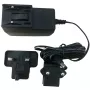 Maitinimo adapteris ALLNET DSA-12CB-12 12V 1A AC/DC su keičiamais UK/EU kištukais