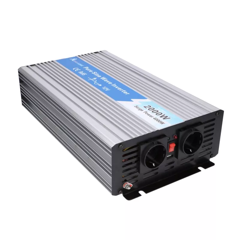 Extralink OPIP-2000W | Įtampos keitiklis | automobilinis 12V, 2000W grynas sinusas