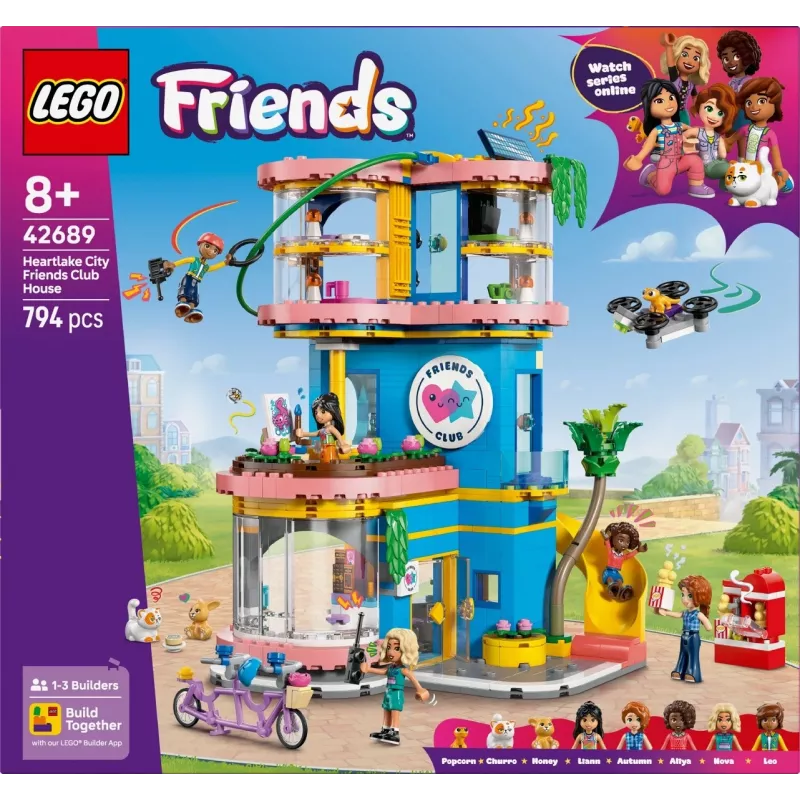 LEGO Friends Heartlake City Draugų Klubo Namai 42689